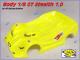 YELLOW painted body 1/8 GT Stealth 1.0 mm