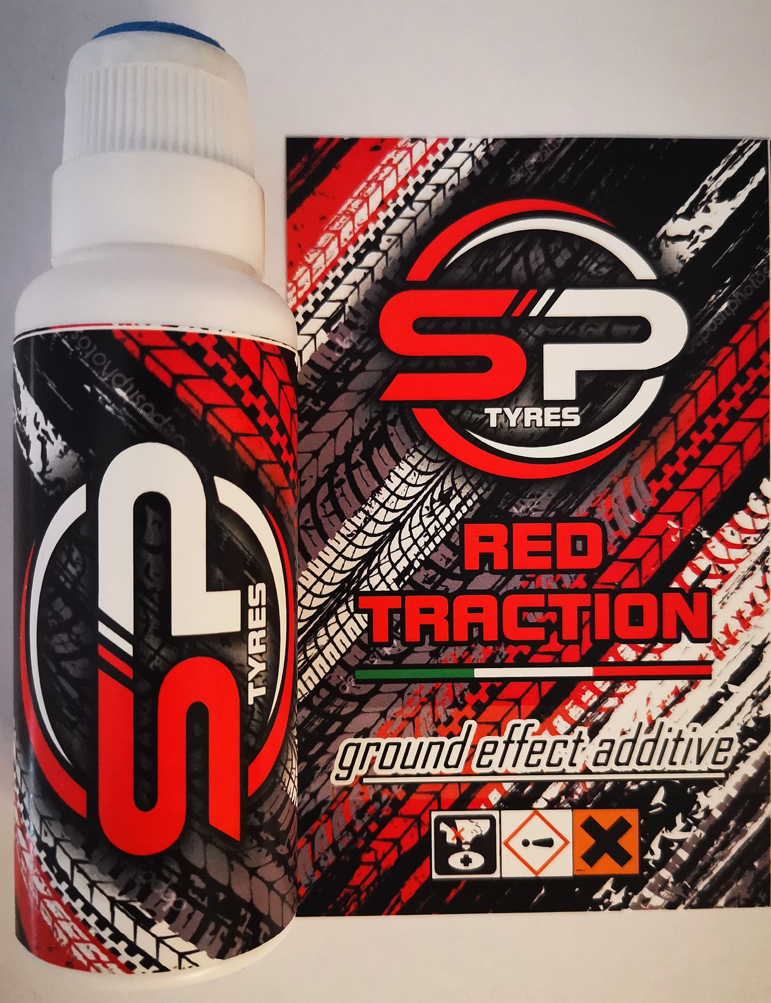 Additivo RED TRACTION per gomme in lattice Additivo RED TRACTION per gomme in lattice