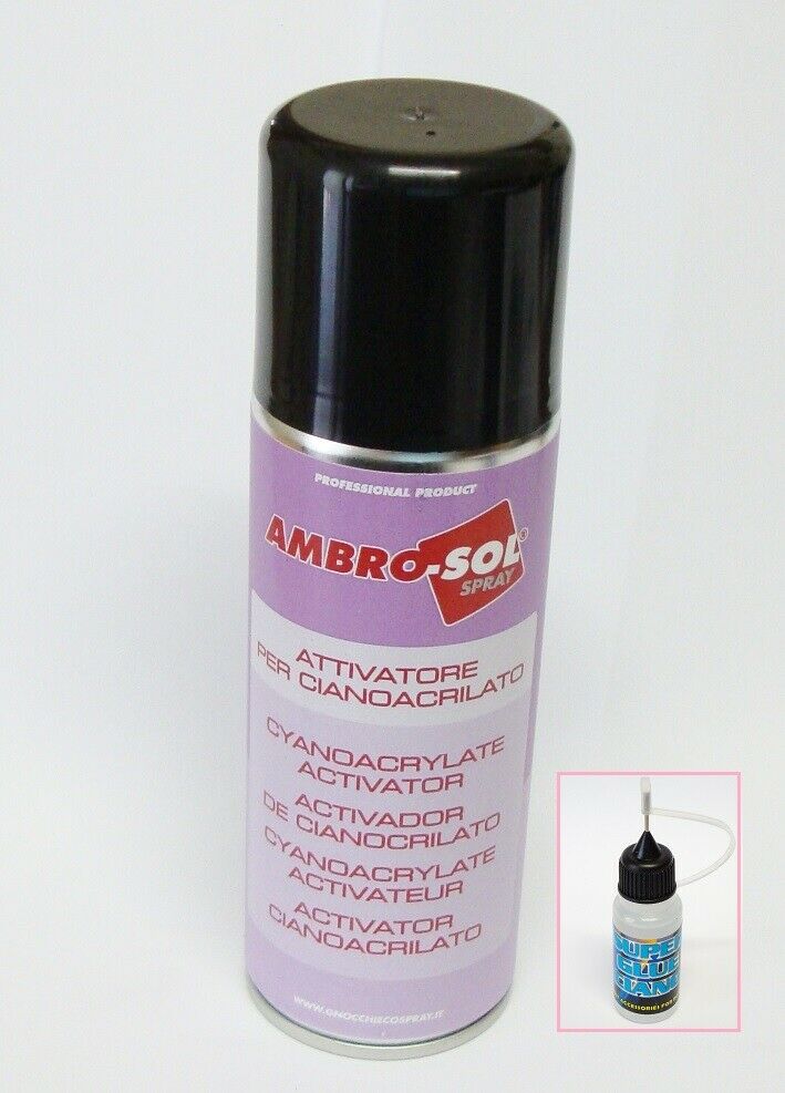 Activator + cyan glue for gluing microspheres, fishing lines, fi