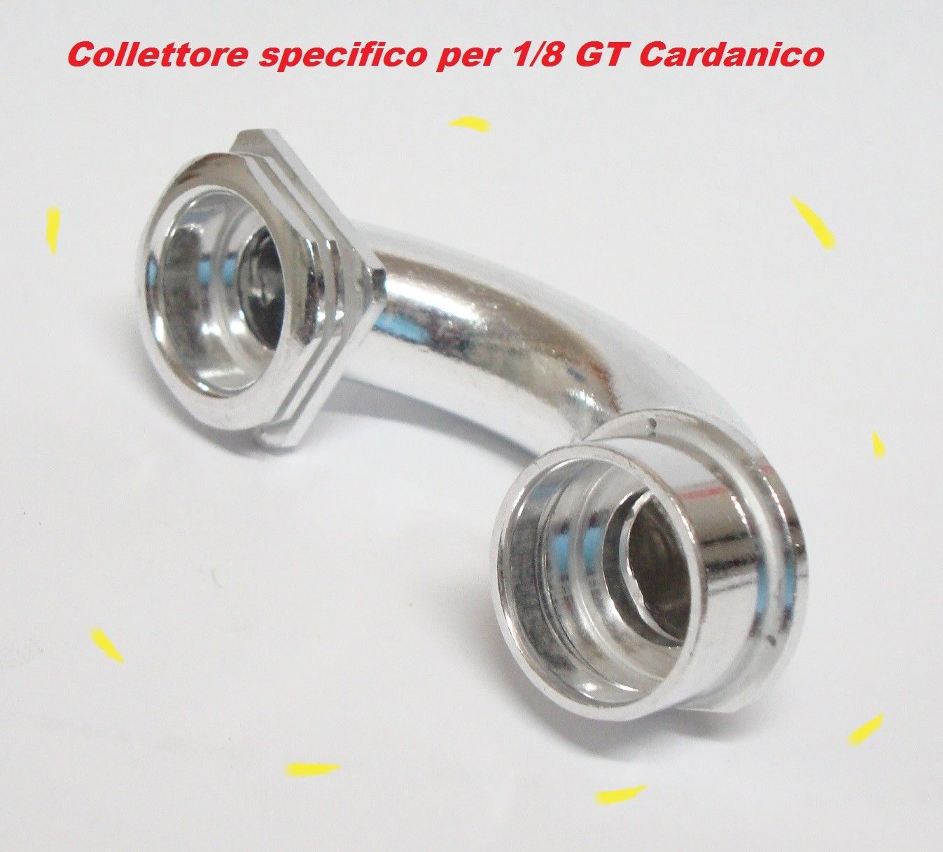 Manifold 1/8 GT cardanic for 3.5cc engines