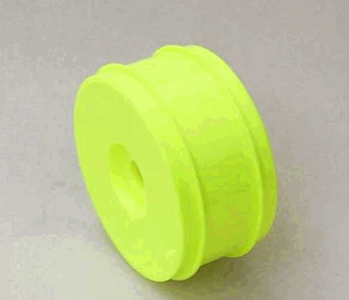 100 x pcs 1/8 Off road wheels Yellow Fluo mm.83 hex 17 mm.