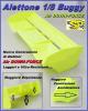 Alettone Wind 1/8 Buggy AIR DOWN-FORCE Universale Giallo