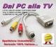 Cavo adattatore convertitore VGA S-VIDEO Audio Video Composito 3